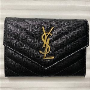 YSL Passport Wallet Trifold